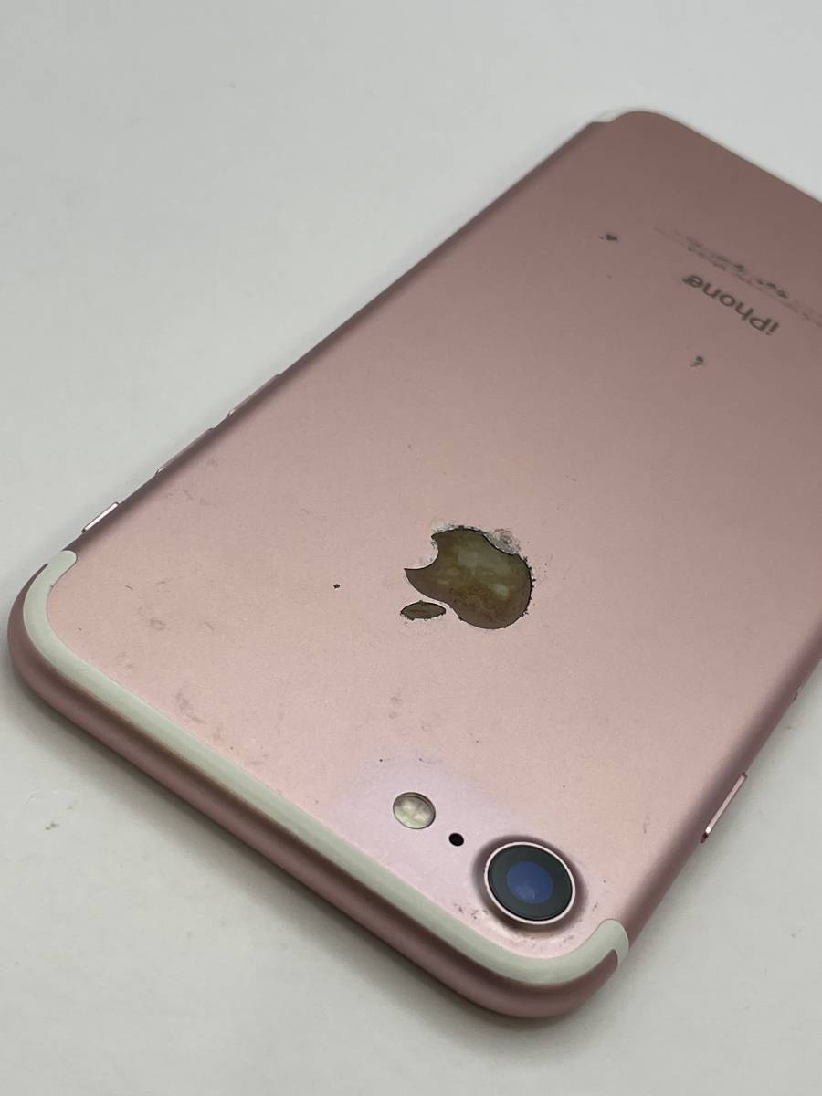 （KT030473） 【爆速発送・土日発送可】Apple iPhone 7 ピンクゴールド 1円スタート アイフォン SIMフリー_画像6
