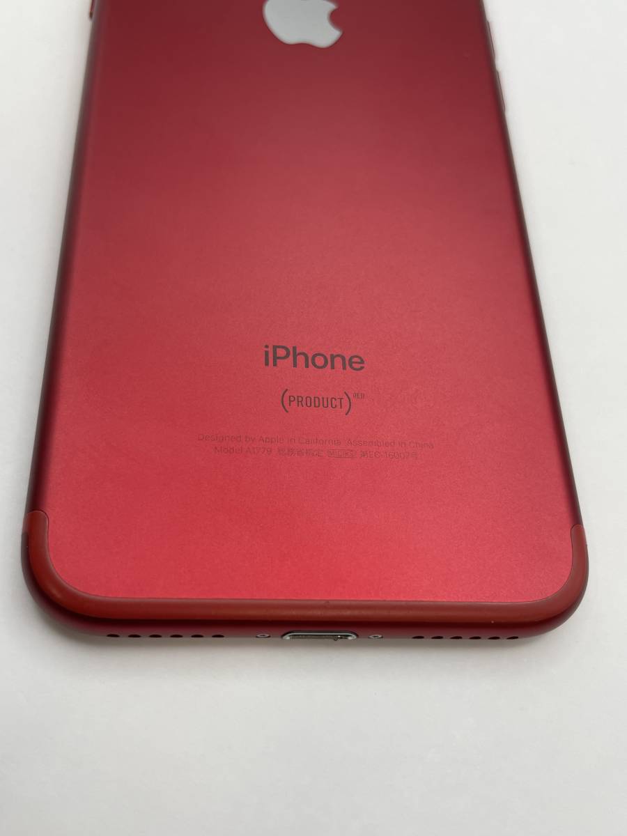 （KT050503）【爆速発送・土日発送可】iPhone 7 レッド 利用制限◯ 1円スタート au アイフォン Apple _画像8