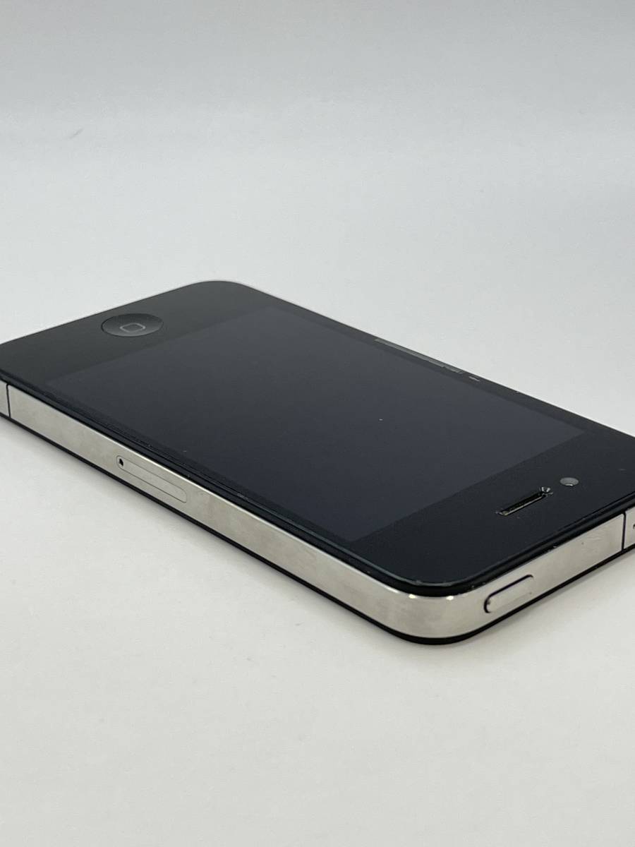 （KT030337） 【爆速発送・土日発送可】iPhone 4 ブラック 利用制限◯ 1円スタート SoftBank Apple アップル アイフォン_画像4