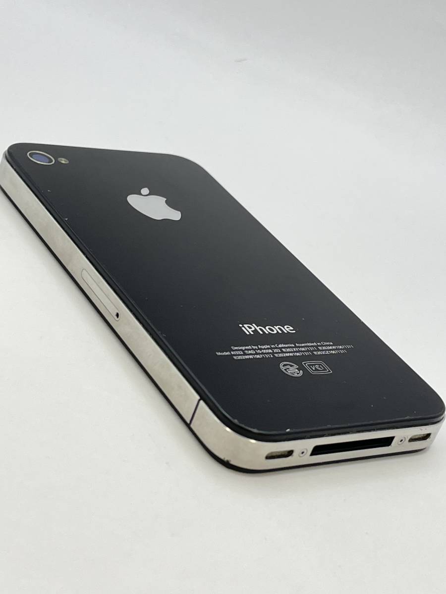 （KT030337） 【爆速発送・土日発送可】iPhone 4 ブラック 利用制限◯ 1円スタート SoftBank Apple アップル アイフォン_画像5