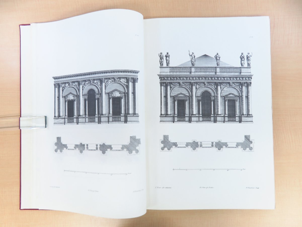 18世紀英国建築家イニゴー・ジョーンズ建築図面集 William Kent『Designs of Inigo Jones』1967年Gregg Press刊 ファクリミリ復刻版_画像6