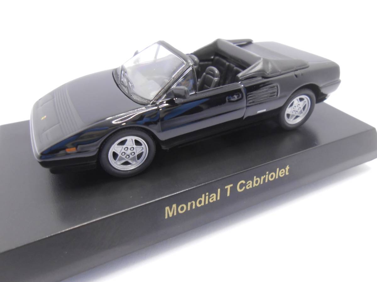 1/64 京商 フェラーリ Ferrari Mondial T Cabriolet ブラック ミニカー コレクション  の画像1