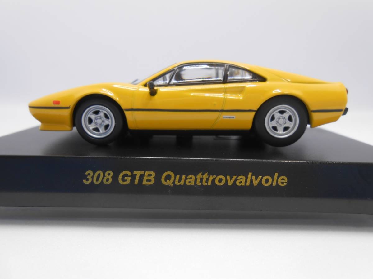 1/64　京商　フェラーリ　Ferrari　308 GTB Quattrovalvole　イエロー　ミニカー　コレクション　 _画像2