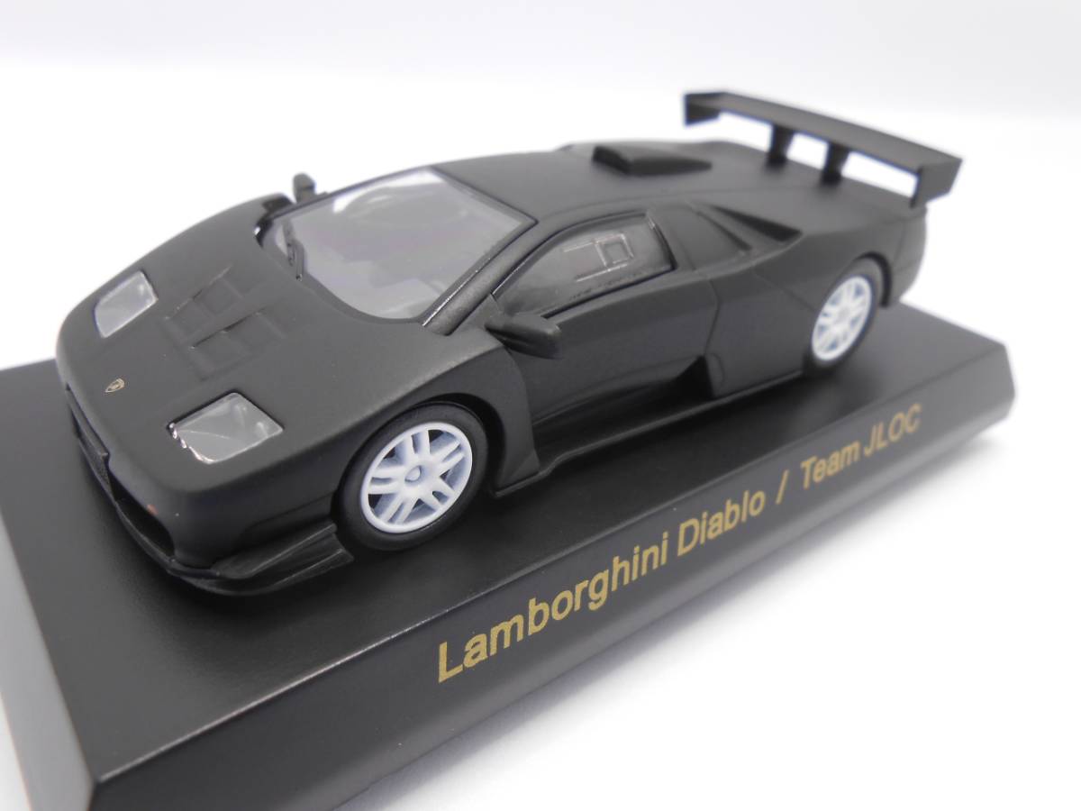 1/64　京商　ランボルギーニ　Lamborghini　Diablo Team JLOC　ブラック　コレクション　ミニカー　 _画像1