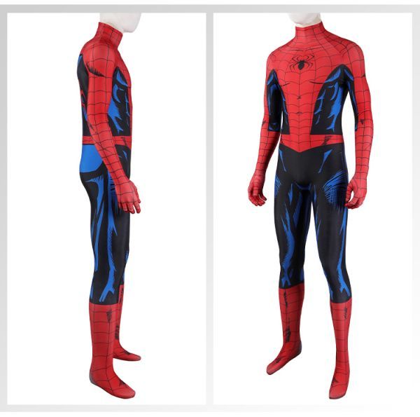 cox540工場直販 スパイダーマンSpider-Man Vintage Comic Book suit 全身タイツ コスプレ衣装_画像3