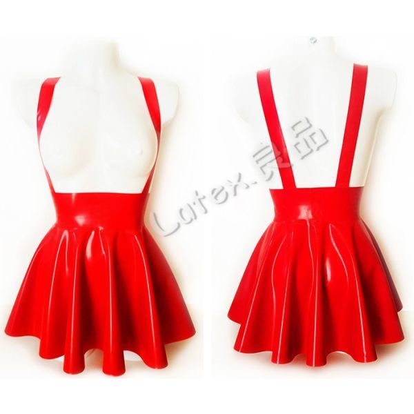 rj067ラテックス latex 立体なデザイン 伸縮性良い ラバー ワンピース スカート 高い弾力性 ラバー 女性XS~XL サイズ 色指定 受注生産
