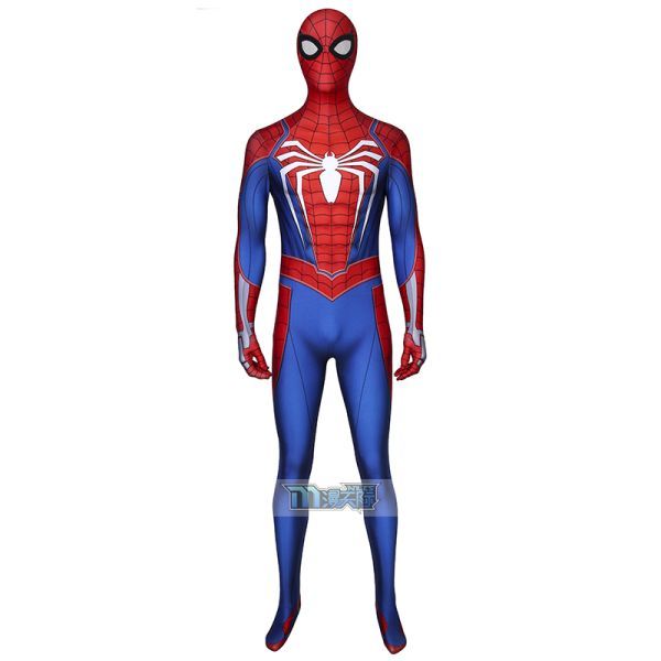 cox579工場直販 高品質 実物撮影 スパイダーマン Spider-Man PS4 全身タイツ ジャンプスーツ コスプレ衣装_画像1