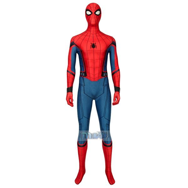 cox594工場直販 スパイダーマン Spider-Man ファー・フロム・ホーム ピーター・パーカー 全身タイツ コスプレ衣装_画像1