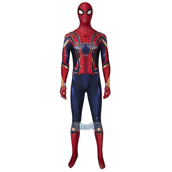 cox584工場直販 スパイダーマン Spider-Man ノー・ウェイ・ホーム アイアン・スパイダー 全身タイツ コスプレ衣装_画像1
