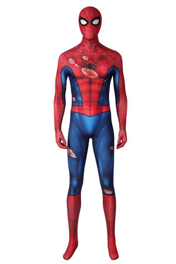 cox549工場直販 スパイダーマン Spider-Man PS5 ピーター・パーカー 全身タイツ ジャンプスーツ コスプレ衣装