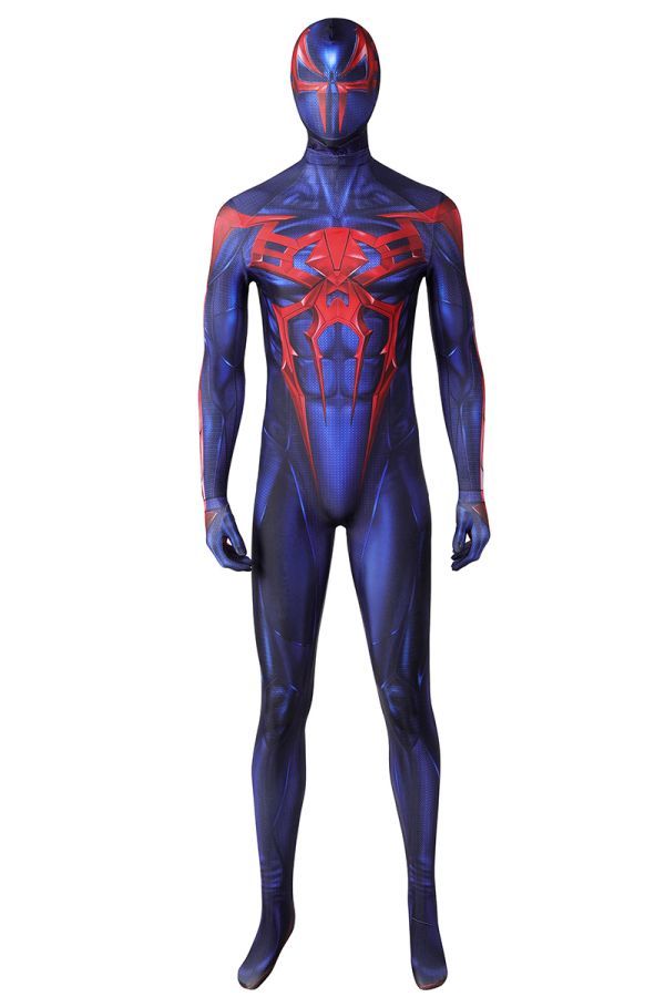 cox546工場直販 高品質 実物撮影 スパイダーマン Spider-Man 2099 全身タイツ ジャンプスーツ コスプレ衣装