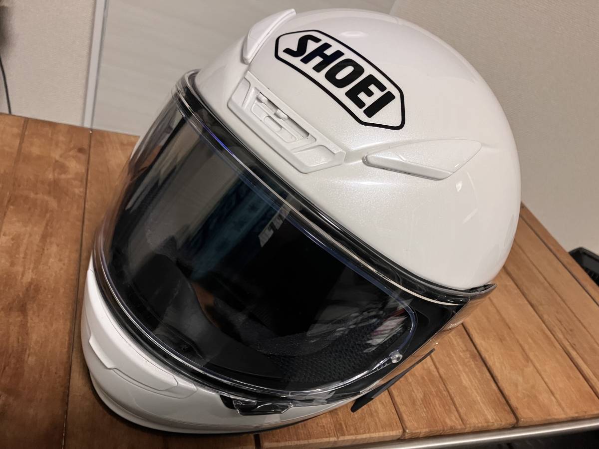 【美品】SHOEI ショウエイ フルフェイスヘルメット ルミナス Z-7 Lサイズ 59cm WH ホワイト 白_画像1