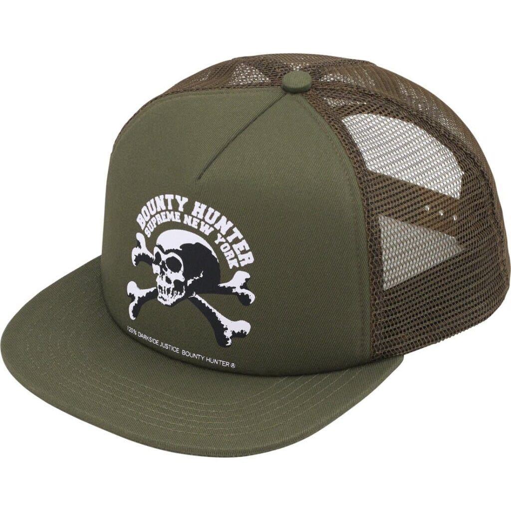 送料無料 オリーブ Supreme Bounty Hunter Mesh Back 5-Panel Cap Olive 23FW シュプリーム バウンティーハンター メッシュキャップ 新品