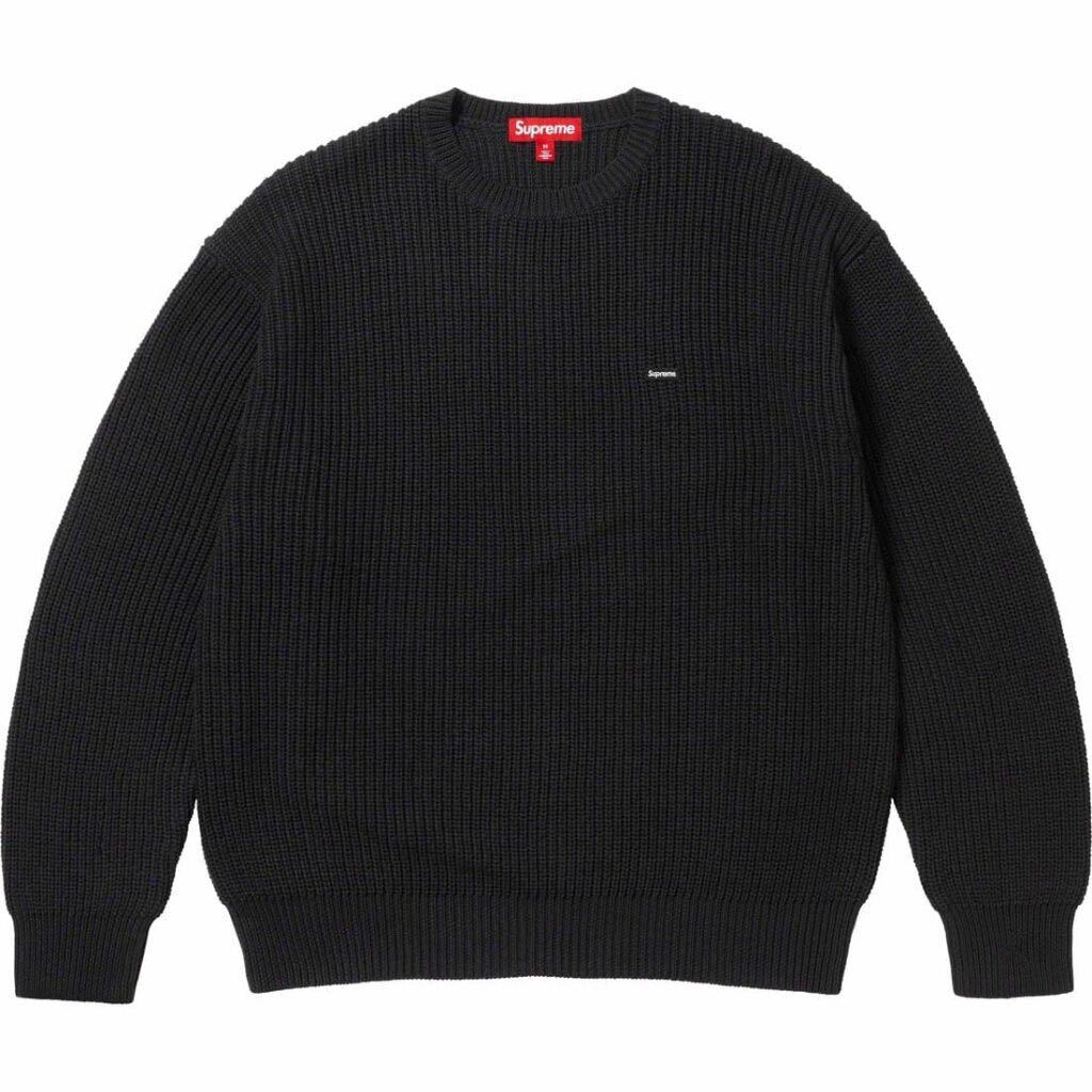 送料無料 L 黒 Supreme Small Box Logo Ribbed Sweater Black シュプリーム スモール ボックスロゴ セーター ブラック 23FW 新品未使用 Yahoo!フリマ（旧）