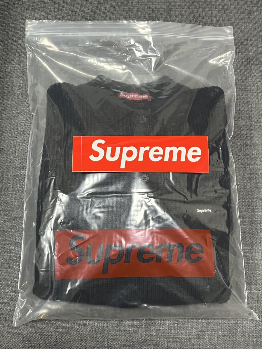 送料無料 L 黒 Supreme Small Box Polo Sweater Black シュプリーム