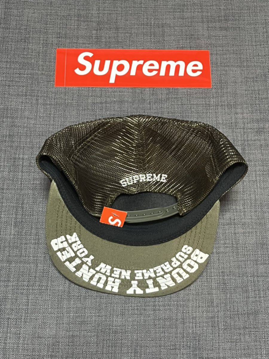 送料無料 オリーブ Supreme Bounty Hunter Mesh Back 5-Panel Cap Olive 23FW シュプリーム バウンティーハンター メッシュキャップ 新品