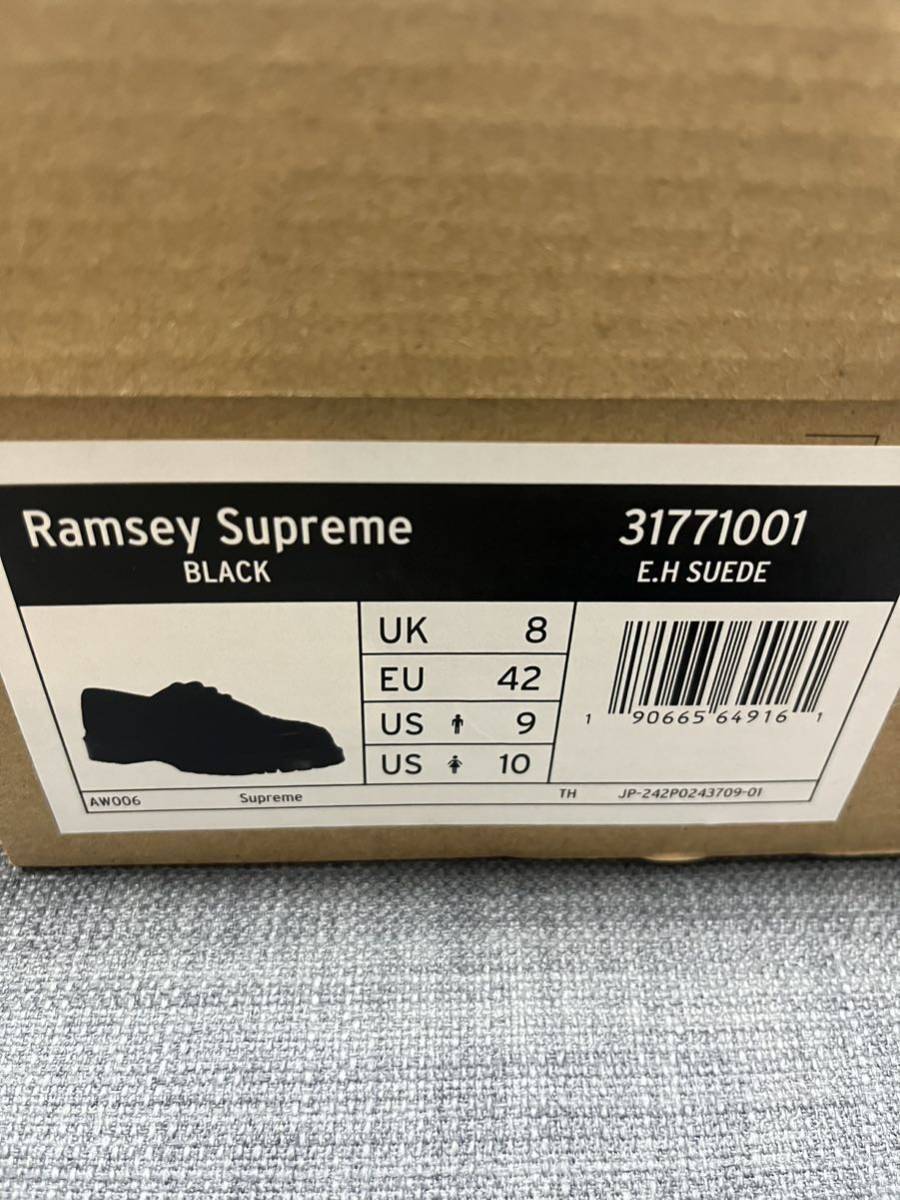 送料無料 27cm 黒 Supreme Dr Martens Ramsey Creeper Black US9 送料無料 27cm 黒 Supreme Dr Martens Ramsey Creeper Black US9