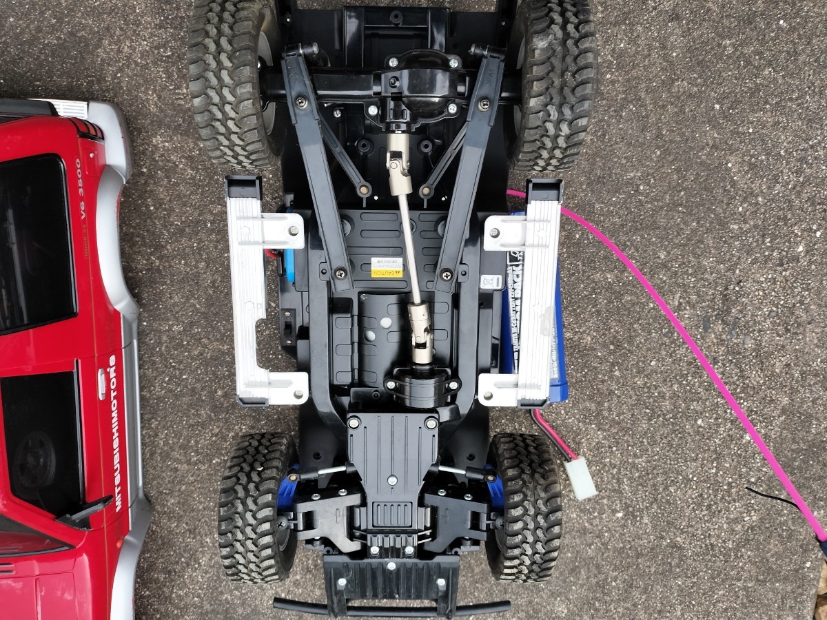 タミヤ ラジコン パジェロ 4WD プロポ バッテリー ジャンク品_画像3