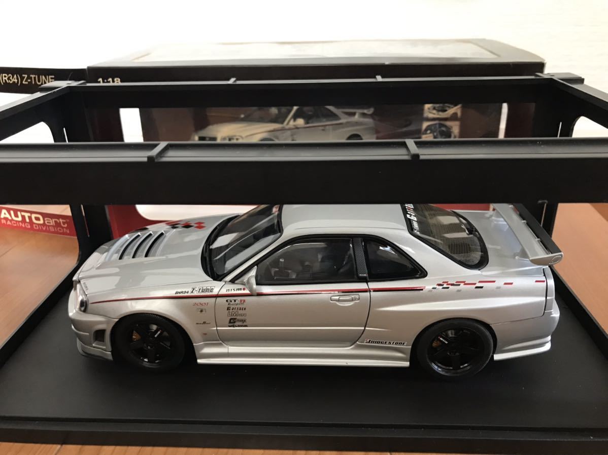 1/18 オートアート Autoart 日産スカイライン ニスモ GTR BNR34 Z-Tune _画像4