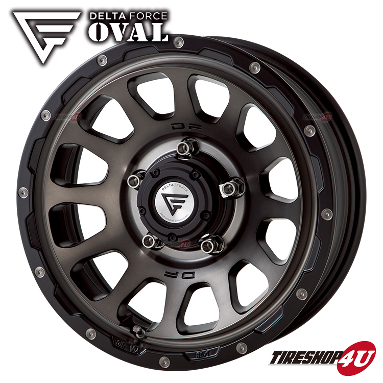 4本セット デルタフォース オーバル DELTA FORCE OVAL 16x5.5J 5/139.7 +20 MSP コンフォーサー CF3000J M/T 185/85R16 ジムニー JB64 JB23_画像2