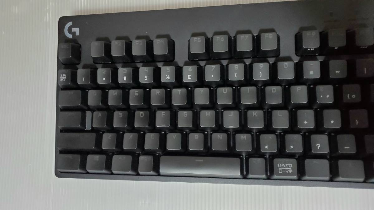 1円 中古 Logicool G PRO Xゲーミングキーボード G-PKB-002 ロジクール 有線 YU0037_画像4