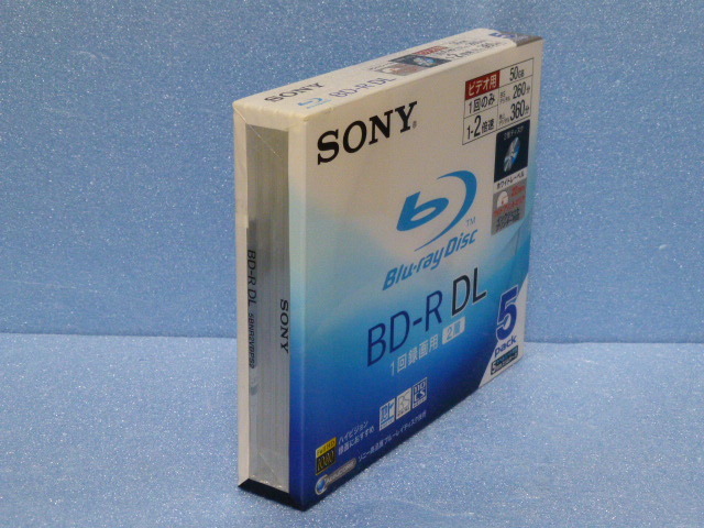 【新品(未開封)】SONY ソニー BD-R DL 5BNR2VBPS2 1回録画用 2層 50GB Blu-ray Disc ブルーレイディスク 5枚パック_画像4
