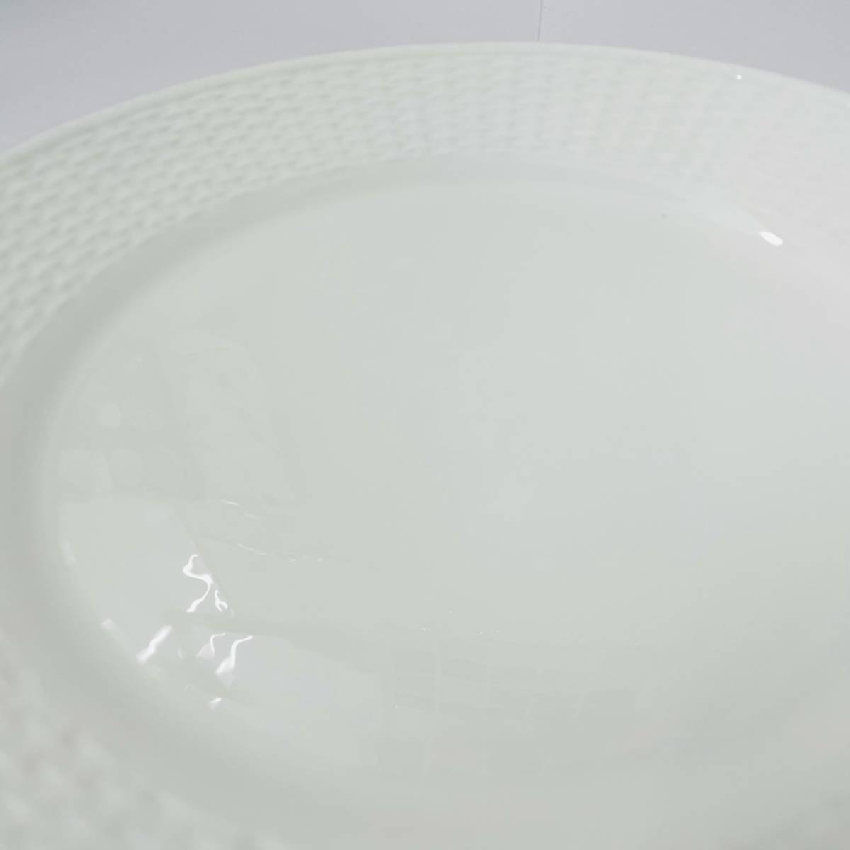 C-1202SI 【1円スタート】 WEDGWOOD ウェッジウッド プレート ナンタケット NANTUCKET Geo.Davis ホワイト 大皿 箱付き 洋食器 インテリア_画像5