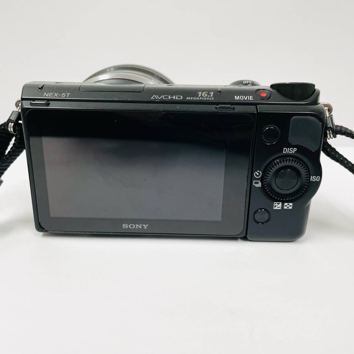 C-64487I 【美品】 SONY ミラーレス一眼 カメラ レンズ NEX-5T α E3.5-5.6/PZ 16-50 OSS AVCHD 16.1 APS-C / フラッシュ HVL-F7S セット_画像4