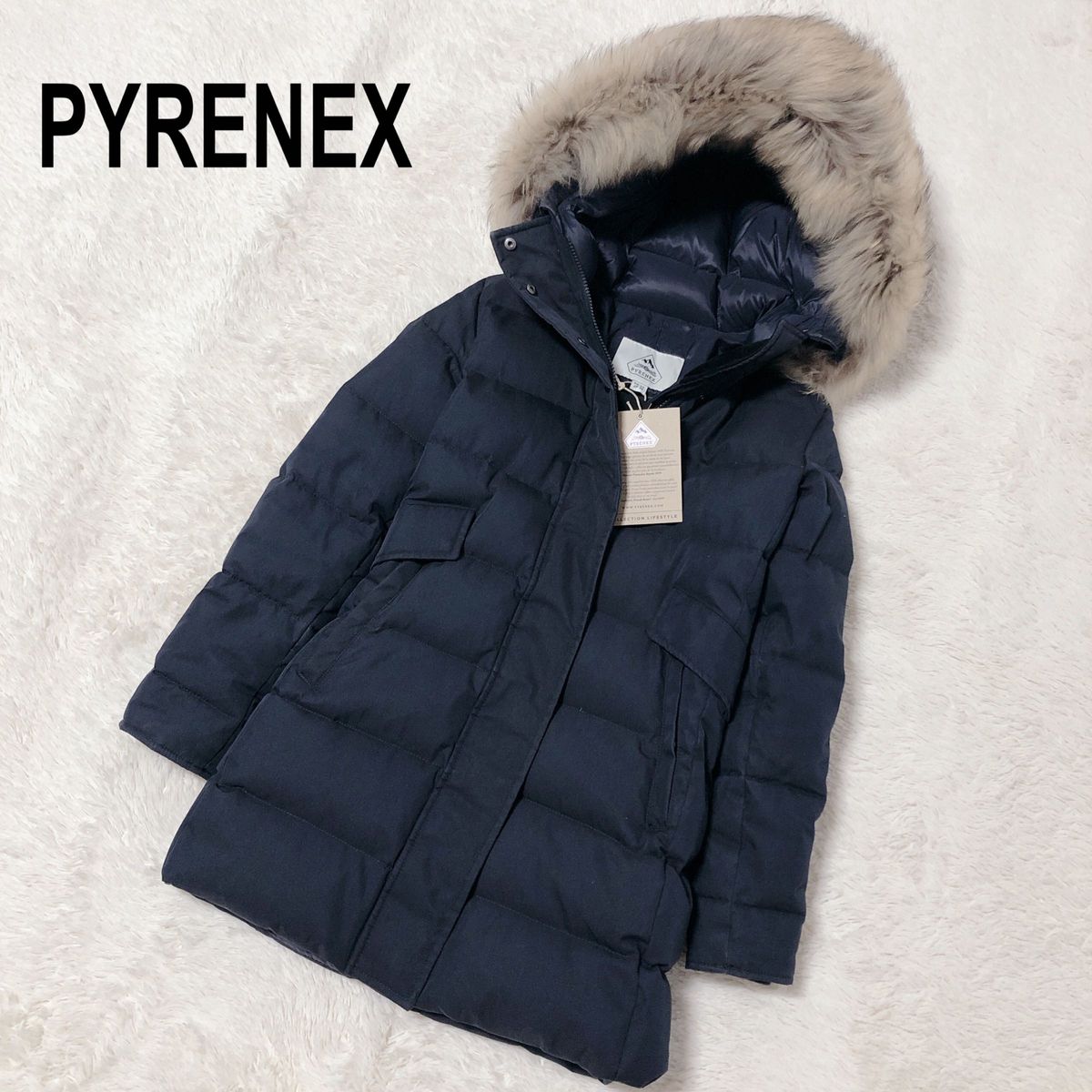 PYRENEX ピレネックス グルノーブル ラクーンファーダウンジャケット