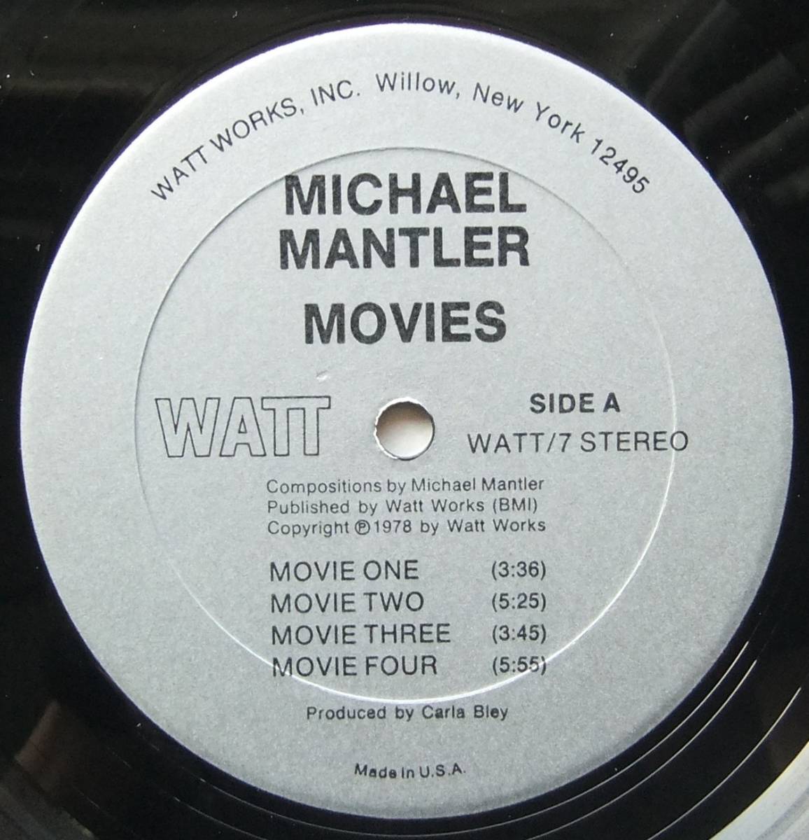 ◆ MICHAEL MANTLER / Movies ◆ WATT / 7 ◆_画像3