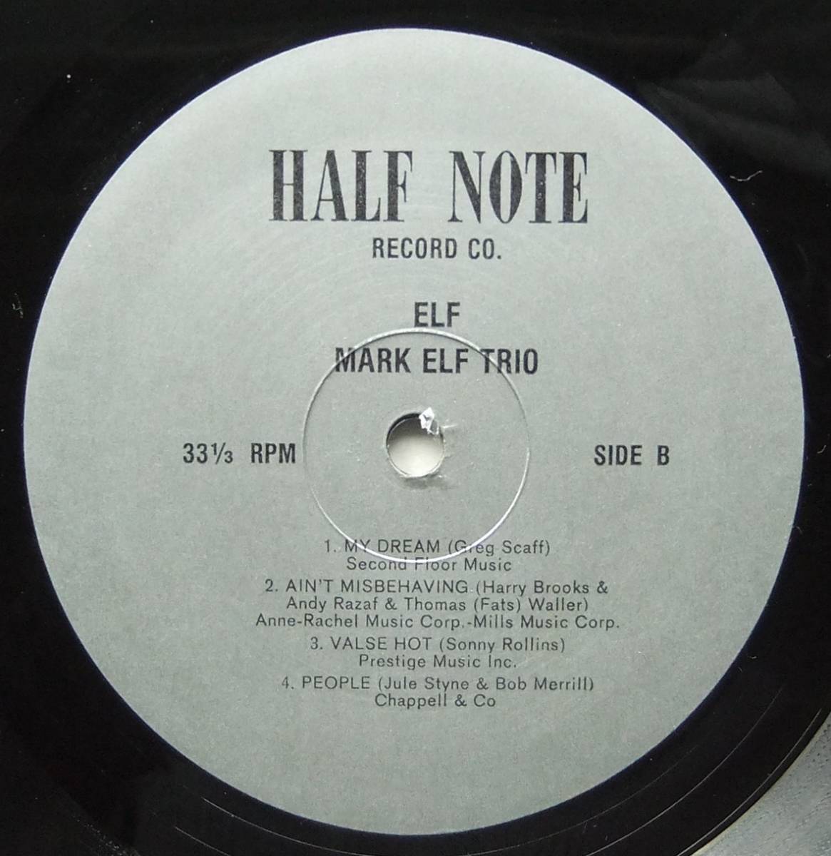 ◆ MARK ELF Trio Vol.1 / Elf ◆ Half Note ◆_画像4