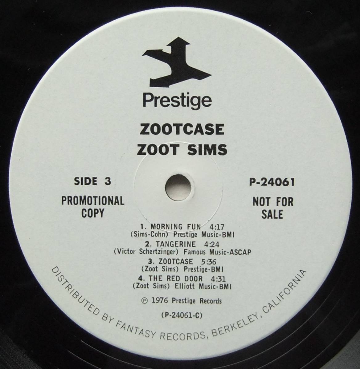 ◆ ZOOT SIMS / Zootcase (2LP) ◆ Prestige P-24061 (promo) ◆_画像7