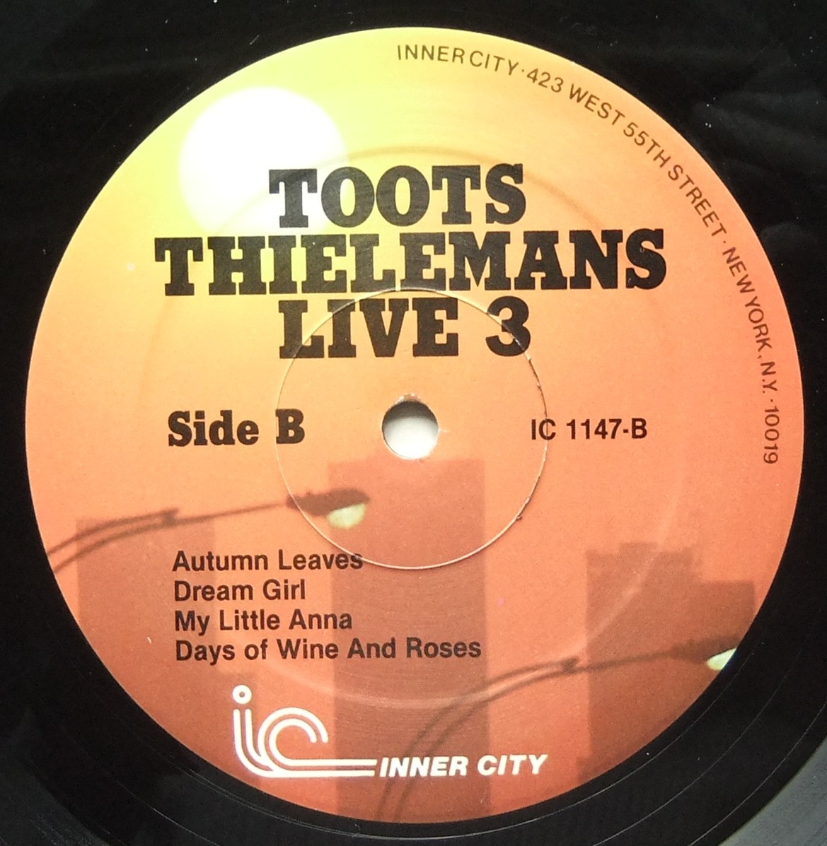 ◆ TOOTS THIELEMANS / Live 3 ◆ Inner City IC 1147 ◆_画像4