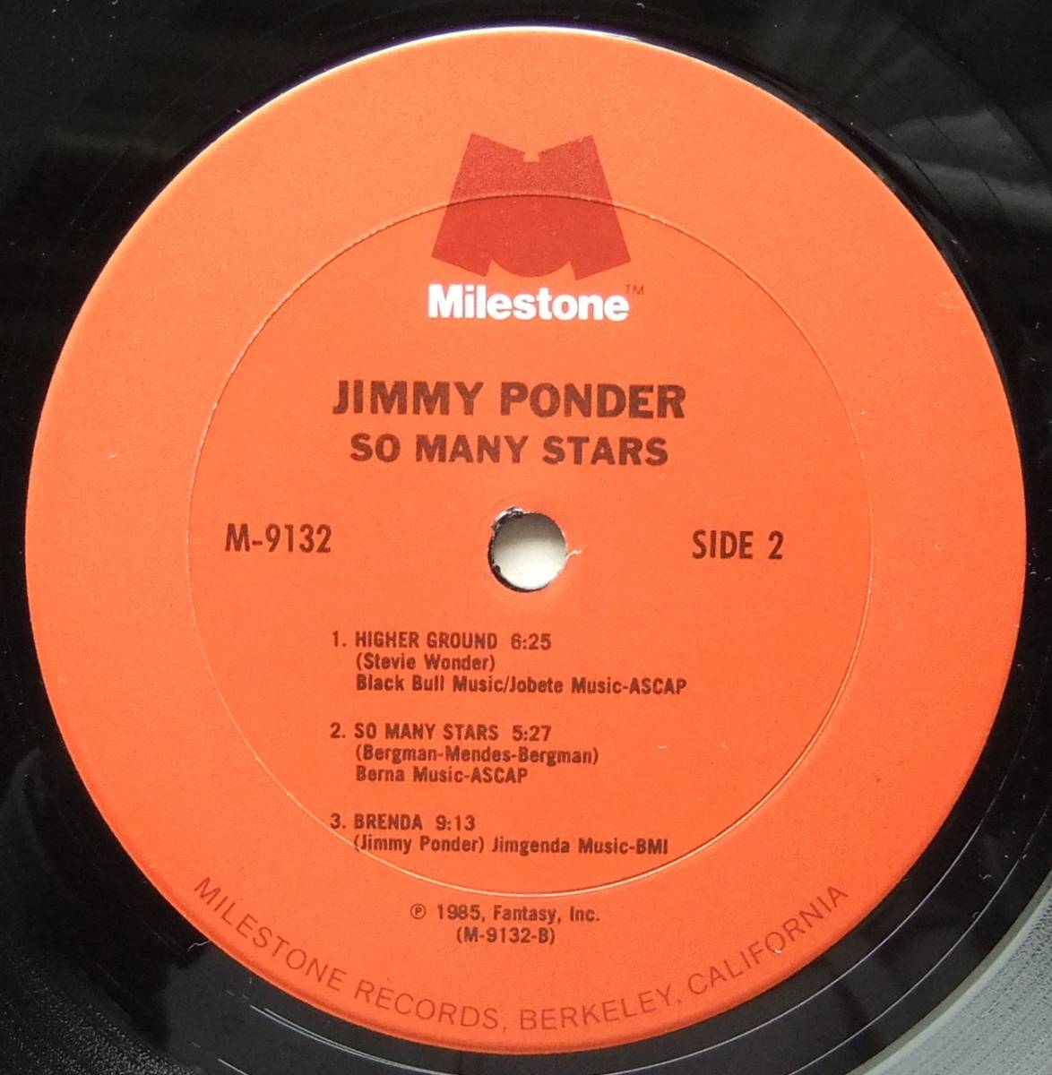 ◆ JIMMY PONDER / So Many Stars ◆ Milestone M-9132 ◆_画像4