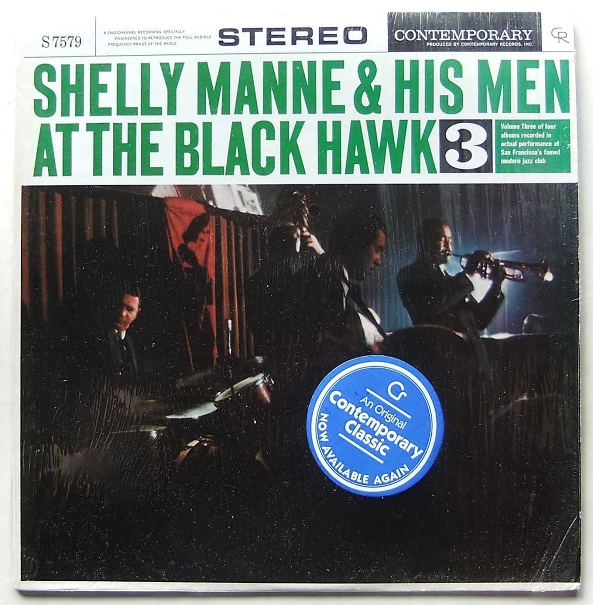 ◆ SHELLY MANNE & His Men at the Black Hawk, Vol.3 ◆ Contemporary S7579 ◆_画像1