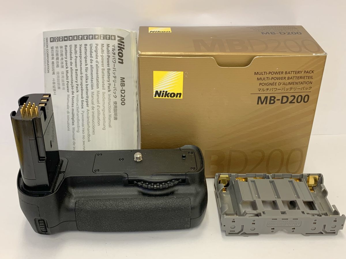 T443-I51C-38 Nikon ニコン MB-D200 マルチパワーバッテリーパック カメラアクセサリー 箱付き ⑥_画像1