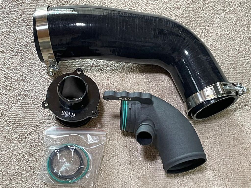  Golf 7 7.5 R GTI S3 air intake pipe ( black )+ turbo inlet + turbo muffler te Lee to3 point set EA888 2.0TSI 2.0TFSI new goods unused 