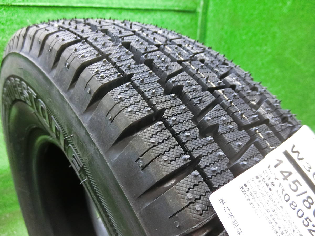 【送料無料】新品　2023年製★ BS W300 ★ 145/80R12 LT 80/78N ★ 軽トラ ★個人宅配達不可 営業所止可★4本set★Z135_画像6