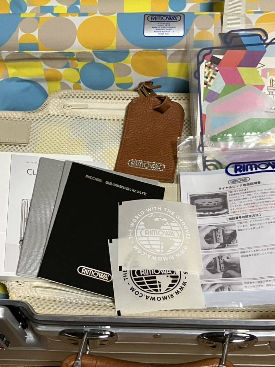 RIMOWA Cabin Tolley 971.90 35周年モデル グルーヴィジョンズ 2輪 リモワ クラシックフライト 35L 希少限定品_画像9