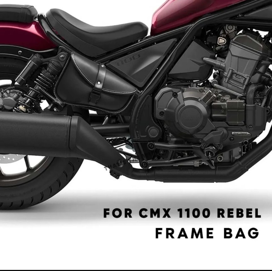 レブル1100　ハーレーダビットソン　スポーツスター　サイドバッグ　左右セット　rebel　ドレスアップ　小物入れ　ツールバッグ_画像3