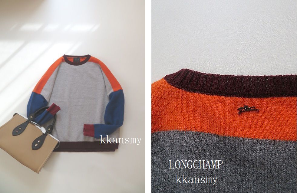 LONGCHAMPロンシャン*ビックシルエットニットトップス_画像1