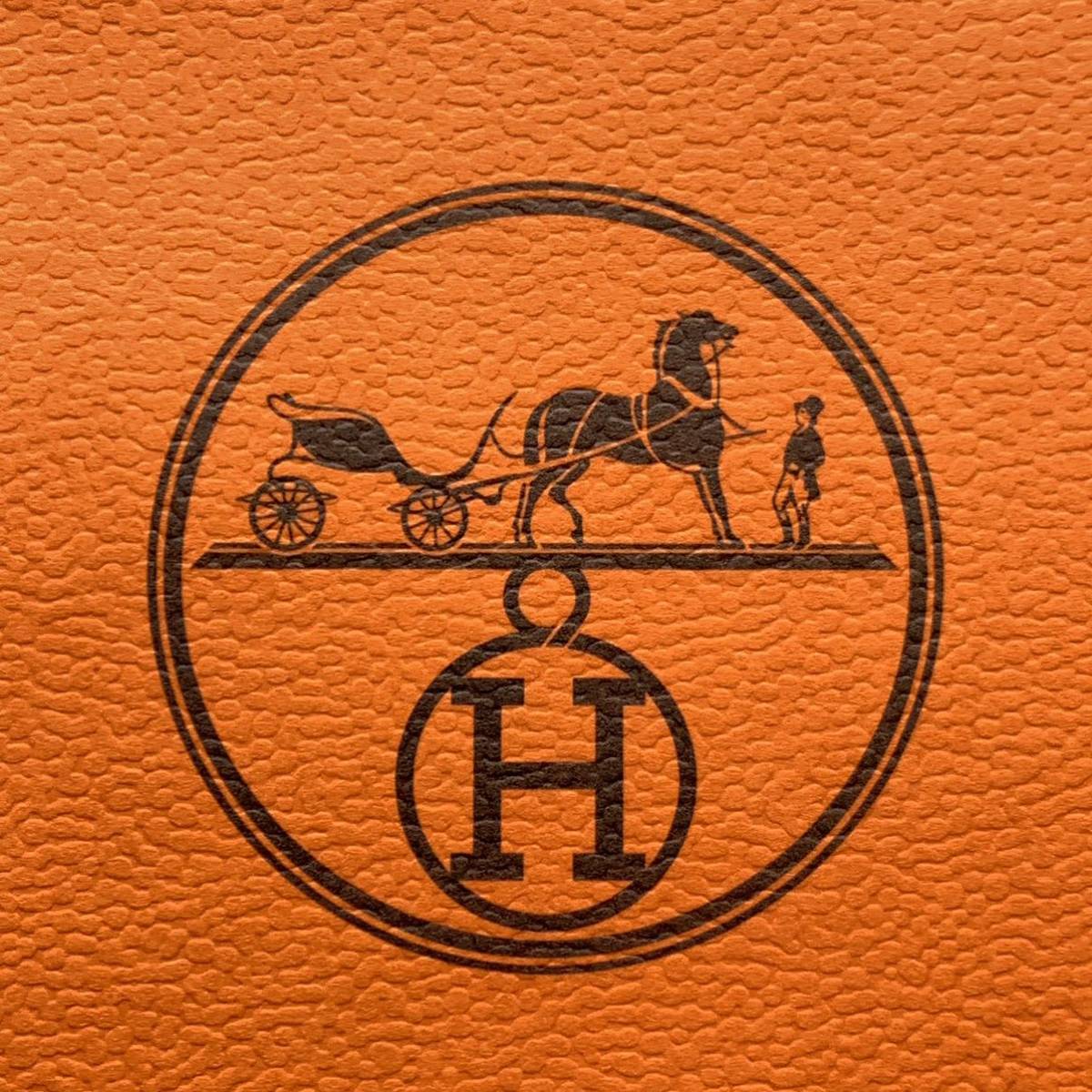 HERMES エルメス 紙袋 ショップ袋 ショッパー ブランド紙袋 オレンジ ラッピング 10枚セット 15×21.5×7cm 付属品 管理RY4_画像8