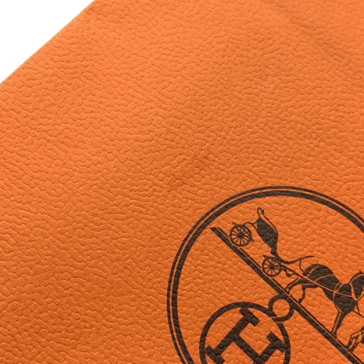 HERMES エルメス 紙袋 ショップ袋 ショッパー ブランド紙袋 オレンジ ラッピング 10枚セット 15×21.5×7cm 付属品 管理RY4_画像7