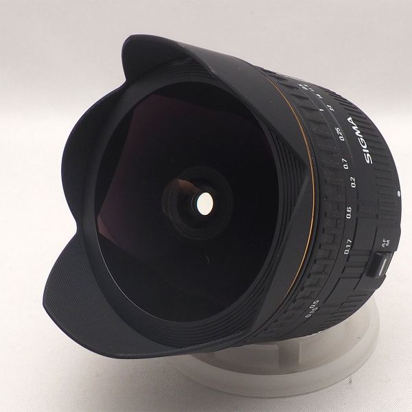 極上品 Sigma 15mm F2.8 魚眼レンズ AF EX DG FISHEYE フルサイズ対応 For Canon キャノン シグマ 管16439_画像4
