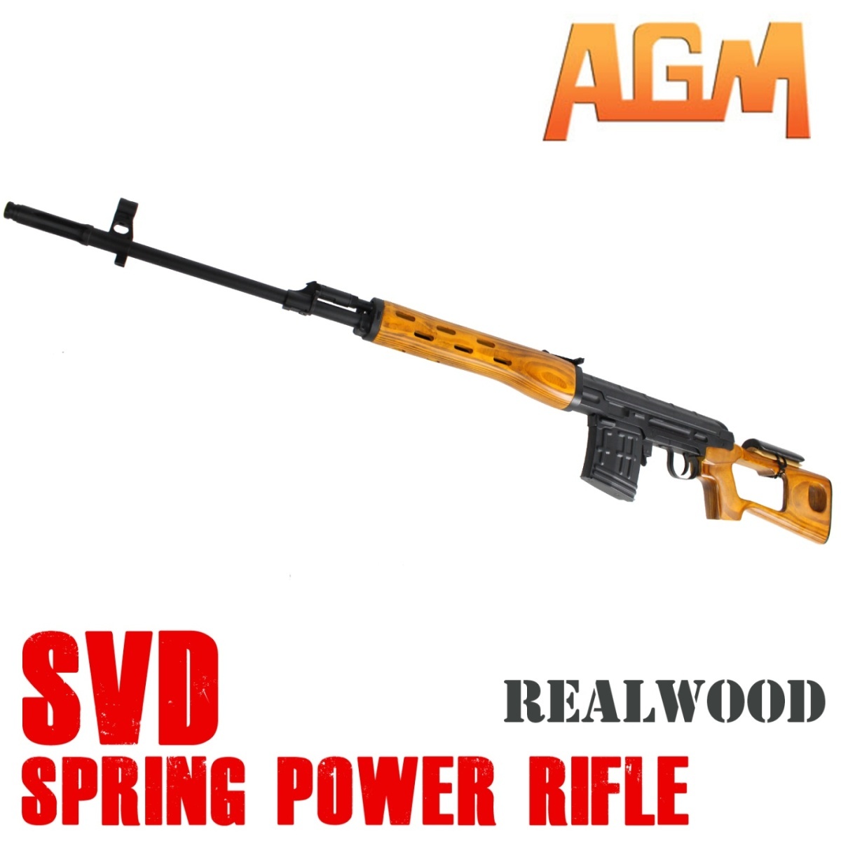 【限定！値下げ品】AGM Dragunov SVD (Air) リアルウッド※1営業日で配送_画像1