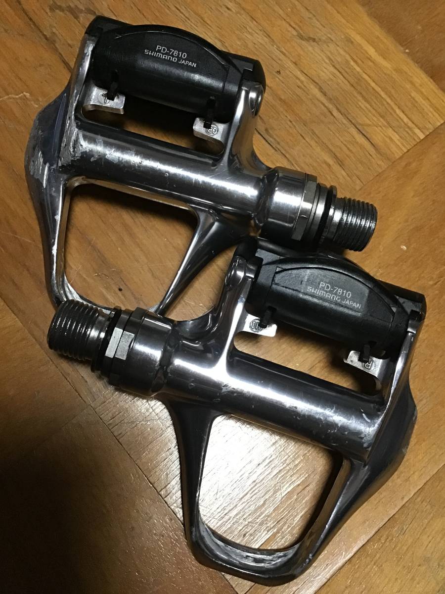 【即決・送料無料】 デュラエース DURA-ACE PD-7810 SPD-SL ビンディングペダル シマノ SHIMANO 中古品_画像3