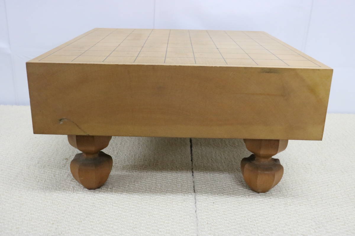 usA-333 将棋盤 詳細不明 本桂？詳細不明 厚さ2.7寸 縦36.3cm 横33cm 重さ約4.9kg 足有り 汚れ有 現状品 保管品_画像4