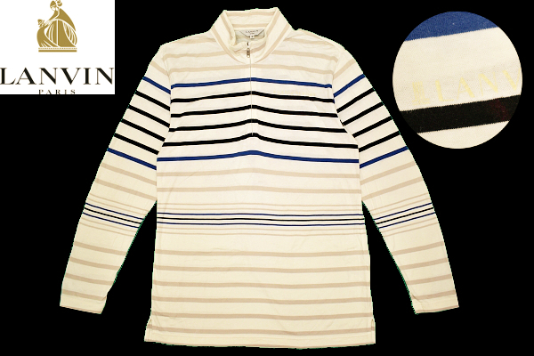 Y-6803 送料無料 美品 LANVIN SPORT ランバン スポーツ デサント 日本