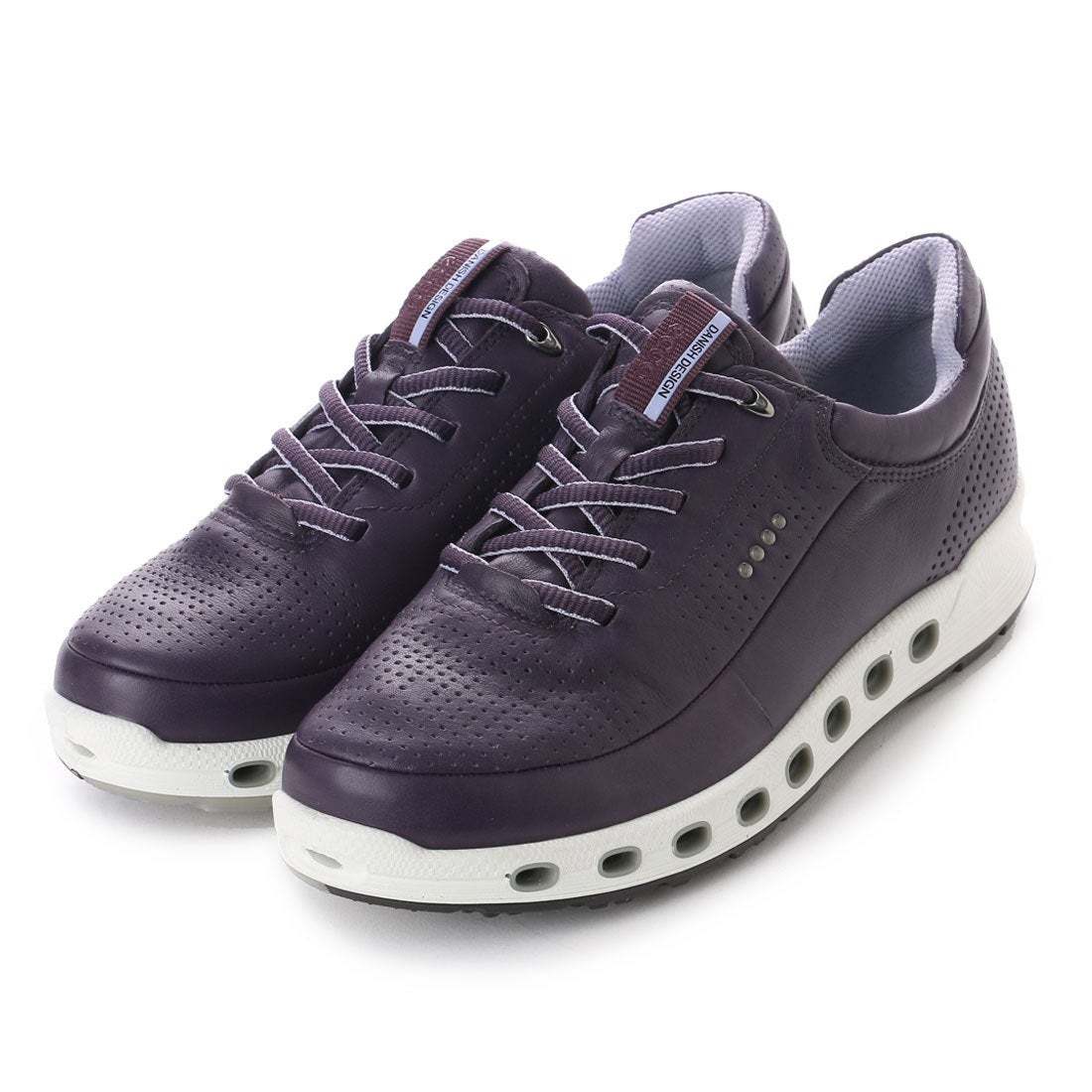 3.1万★美品 防水透湿 エコー ECCO COOL 2.0 WOMENS Sneaker（NIGHT SHADE）本革 スニーカー GORE-TEX SURROUND採用 39 24.5cm_画像1