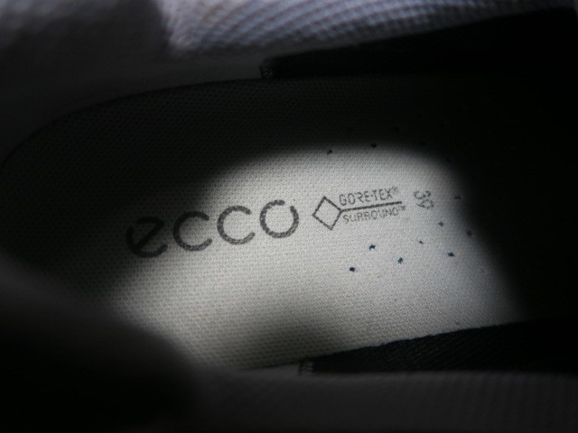 3.1万★美品 防水透湿 エコー ECCO COOL 2.0 WOMENS Sneaker（NIGHT SHADE）本革 スニーカー GORE-TEX SURROUND採用 39 24.5cm_画像7